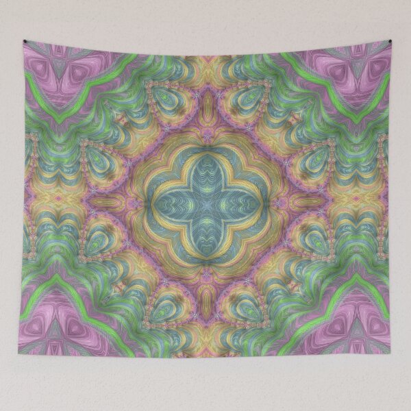 Item preview, Frax Fractal in Primarily Pink, Green, and Yellow Tones designed and sold by Lyle Hatch.