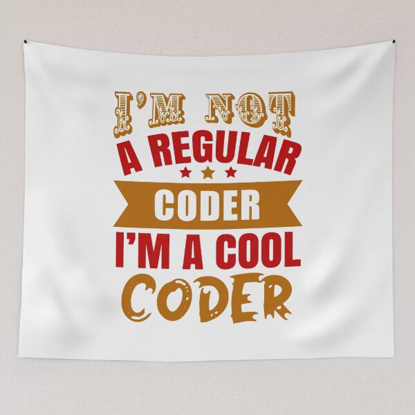 Item preview, I'm Not A Regular Coder, I'm A Cool Coder (Dark) designed and sold by the-krisney-way.