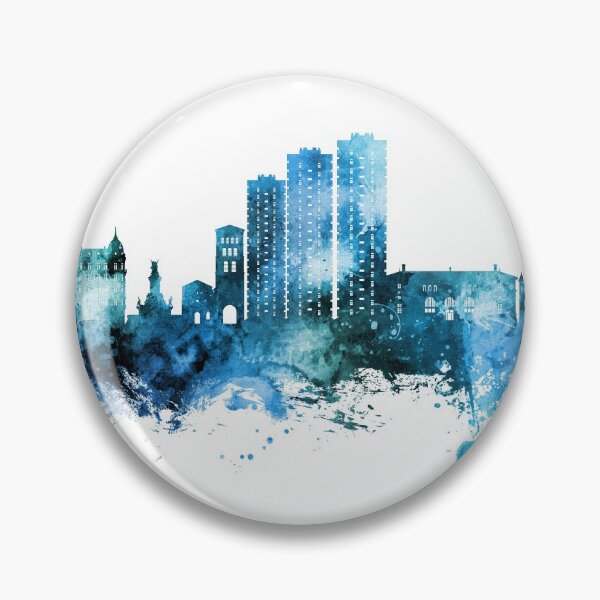 Item preview, Grenoble France Skyline designed and sold by ArtPrints.