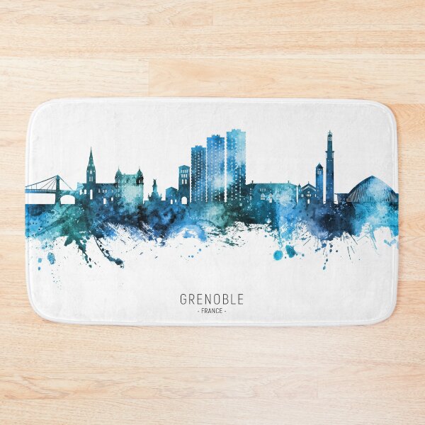 Item preview, Grenoble France Skyline designed and sold by ArtPrints.