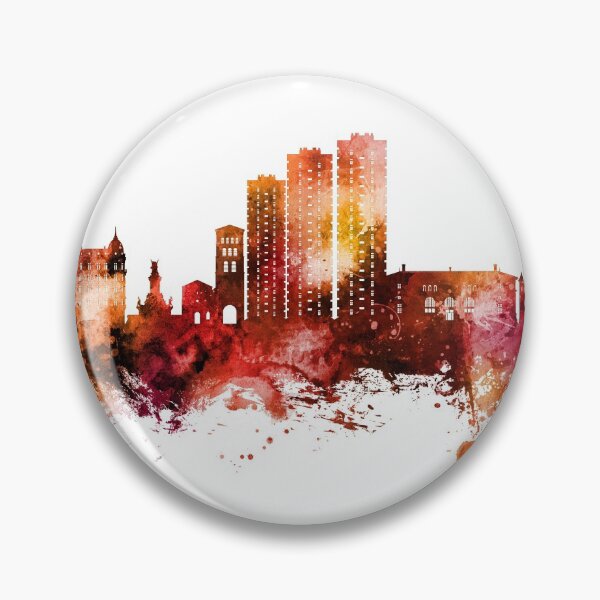 Item preview, Grenoble France Skyline designed and sold by ArtPrints.