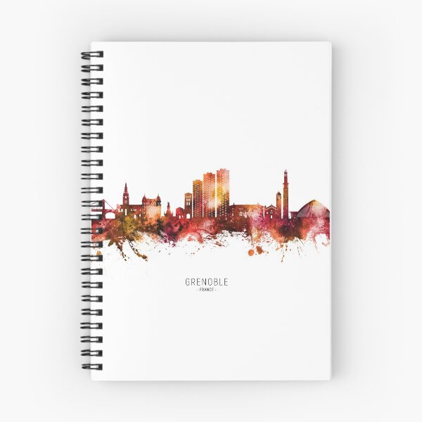 Item preview, Grenoble France Skyline designed and sold by ArtPrints.