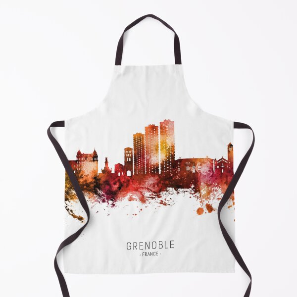 Item preview, Grenoble France Skyline designed and sold by ArtPrints.