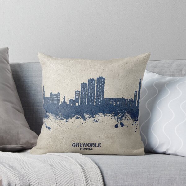 Item preview, Grenoble France Skyline designed and sold by ArtPrints.
