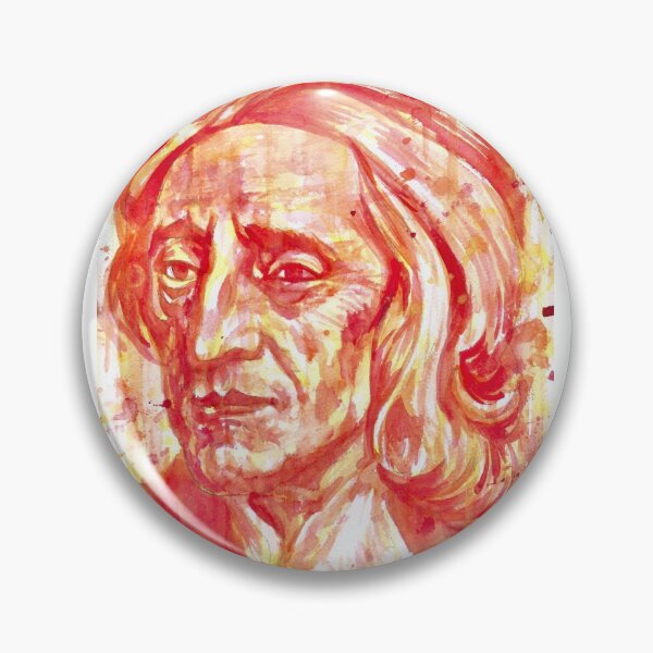Item preview, JOHN LOCKE watercolor portrait designed and sold by lautir.