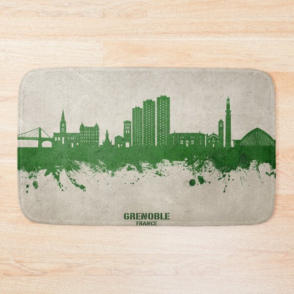 Item preview, Grenoble France Skyline designed and sold by ArtPrints.