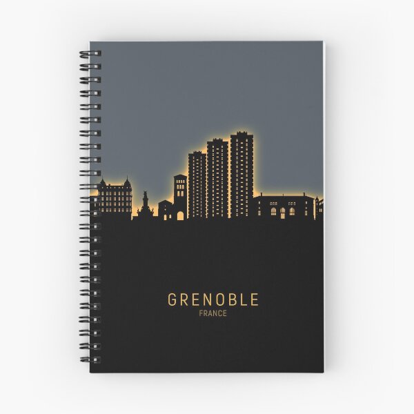 Item preview, Grenoble France Skyline designed and sold by ArtPrints.