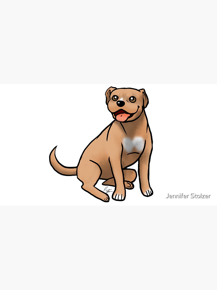 American Pit Bull Terrier - Red by jameson9101322