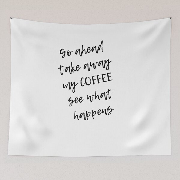 Item preview, take away my coffee designed and sold by CreativeFrog.