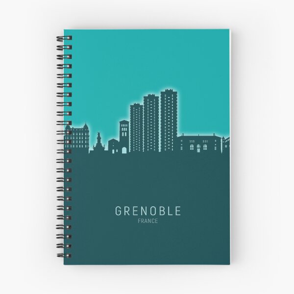 Item preview, Grenoble France Skyline designed and sold by ArtPrints.
