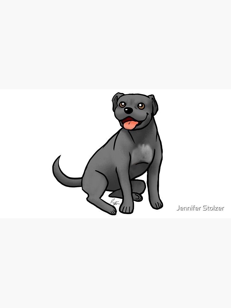 American Pit Bull Terrier - Black by jameson9101322