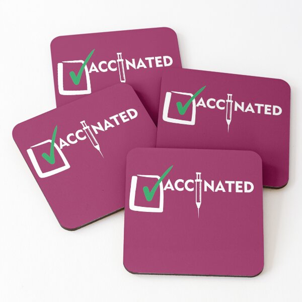 Item preview, Covid Vaccinated designed and sold by CyberArt Designers.