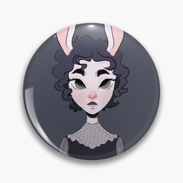 Item preview, goth bunny girl designed and sold by jujubaArt.
