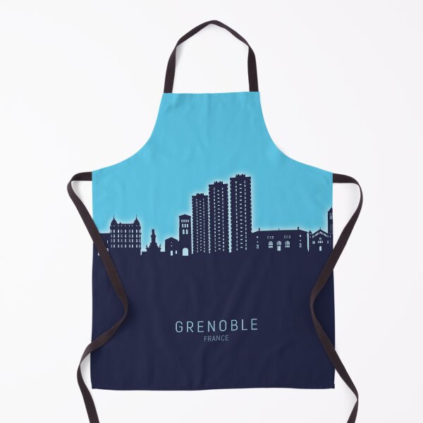 Item preview, Grenoble France Skyline designed and sold by ArtPrints.