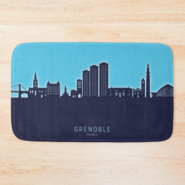 Item preview, Grenoble France Skyline designed and sold by ArtPrints.