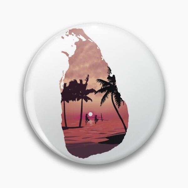 Item preview, Sri Lanka, map and landscape designed and sold by landscapeworlds.