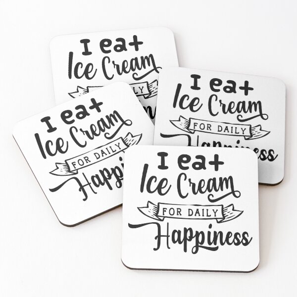 Item preview, I Eat Ice Cream for Daily Happiness, Foodies, Cool Ice Cream designed and sold by KashifMohiuddin.