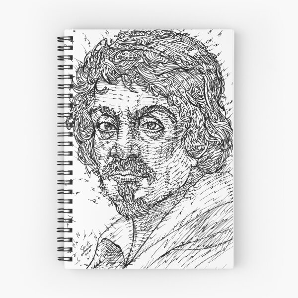 Item preview, CARAVAGGIO ink portrait .1 designed and sold by lautir.