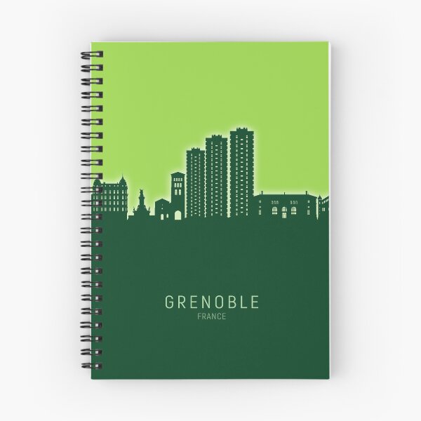 Item preview, Grenoble France Skyline designed and sold by ArtPrints.