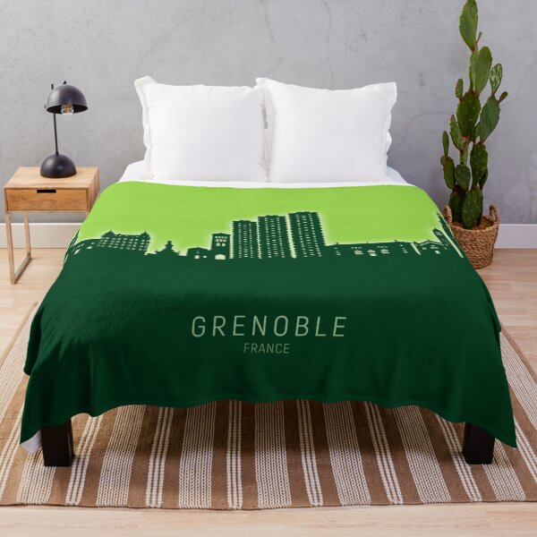 Item preview, Grenoble France Skyline designed and sold by ArtPrints.