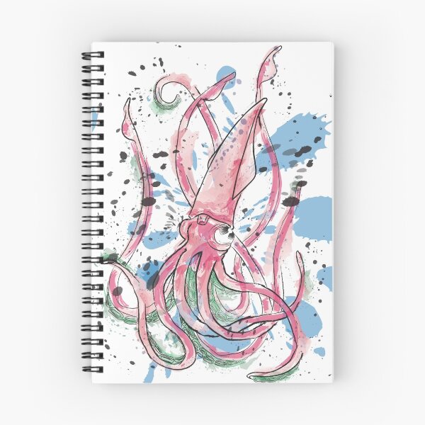Item preview, Splashy Squid designed and sold by Isabel Zaw-Tun.