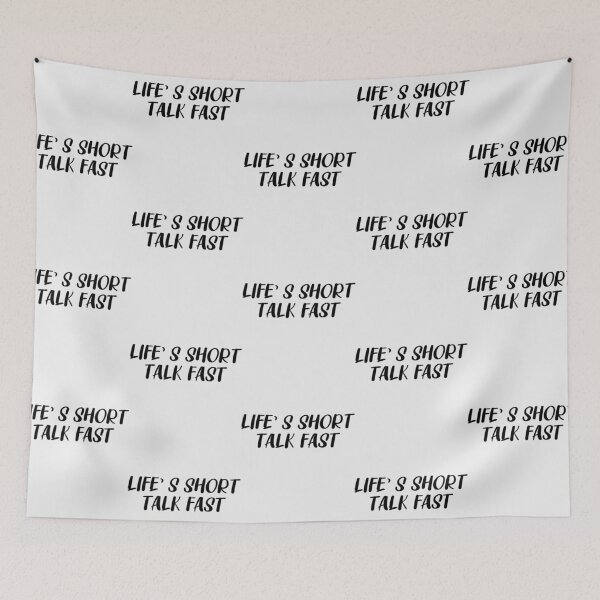 Item preview, Life_s Short Talk Fast designed and sold by Sumarokova.