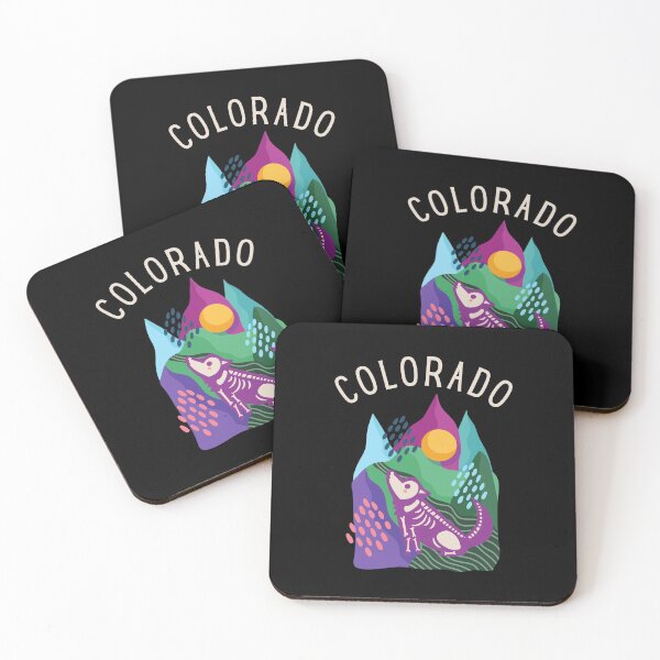 Item preview, Mod Colorful Colorado Coyote Howling in the Mountains designed and sold by sableandshadow.