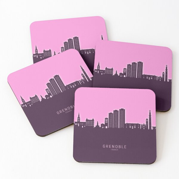 Item preview, Grenoble France Skyline designed and sold by ArtPrints.
