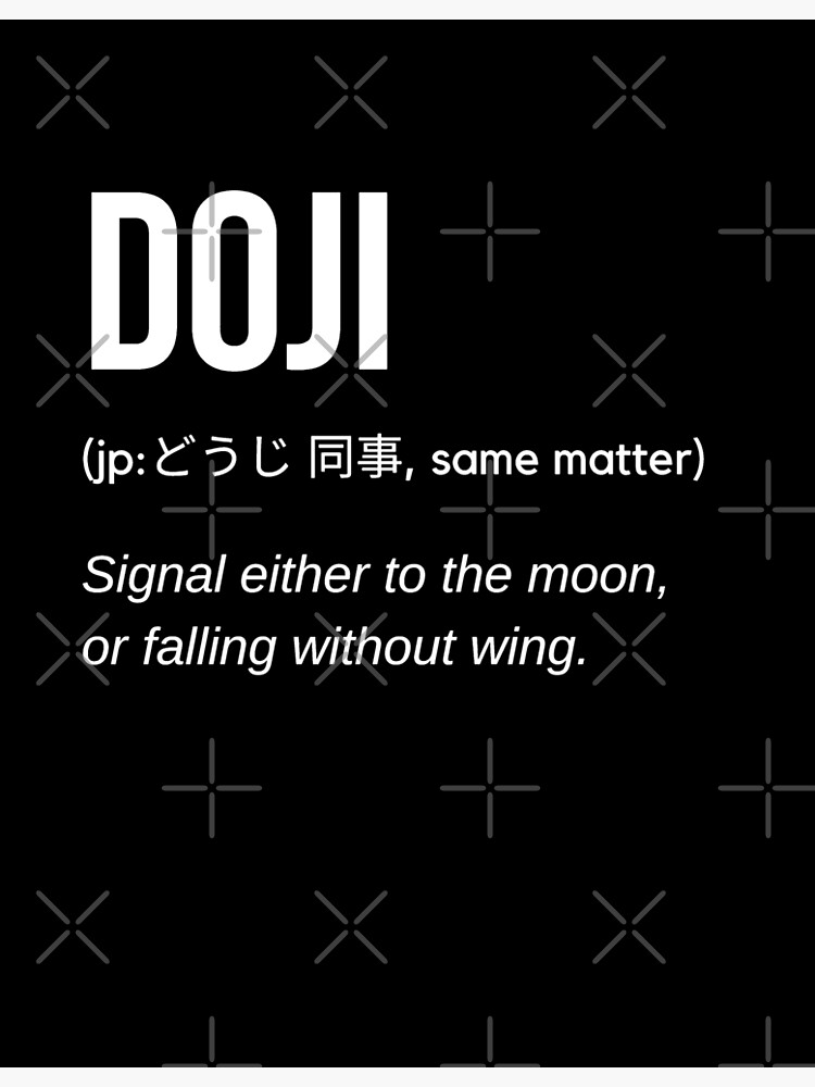 "Doji Definition" Poster for Sale by TraderShirts Redbubble