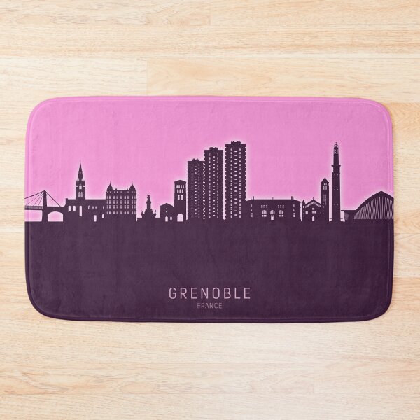 Item preview, Grenoble France Skyline designed and sold by ArtPrints.