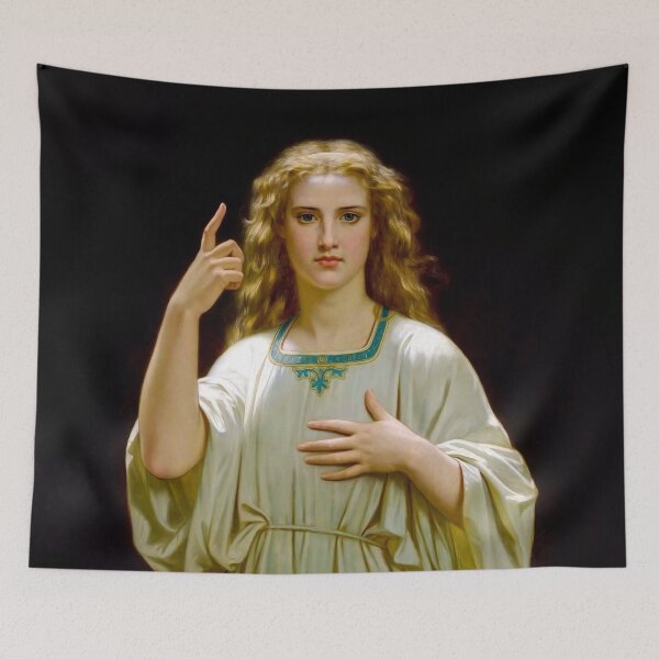Item preview, Pensez À Dieu by Hugues Merle designed and sold by academic-art.