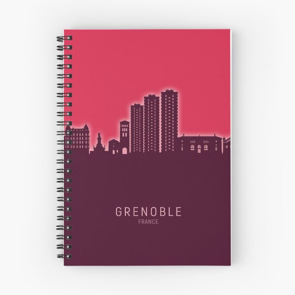 Item preview, Grenoble France Skyline designed and sold by ArtPrints.