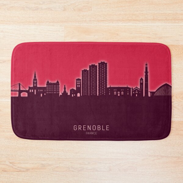 Item preview, Grenoble France Skyline designed and sold by ArtPrints.