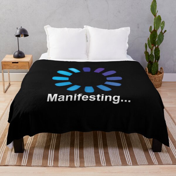 Item preview, Manifesting Loading - law of attraction slogan designed and sold by happy gift art.