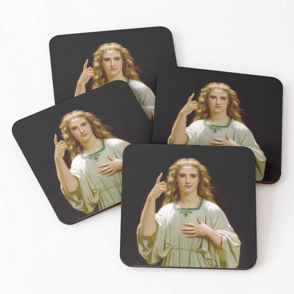 Item preview, Pensez À Dieu by Hugues Merle designed and sold by academic-art.