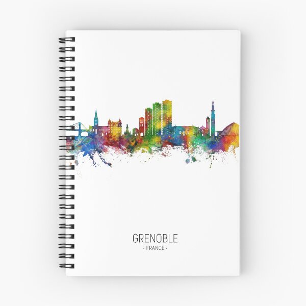 Item preview, Grenoble France Skyline designed and sold by ArtPrints.