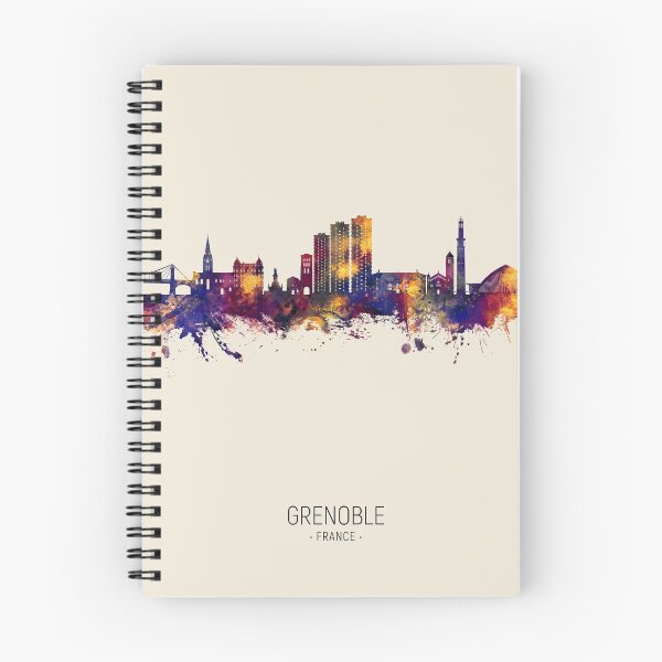 Item preview, Grenoble France Skyline designed and sold by ArtPrints.
