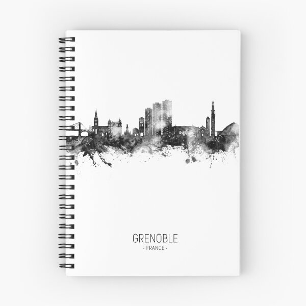 Item preview, Grenoble France Skyline designed and sold by ArtPrints.