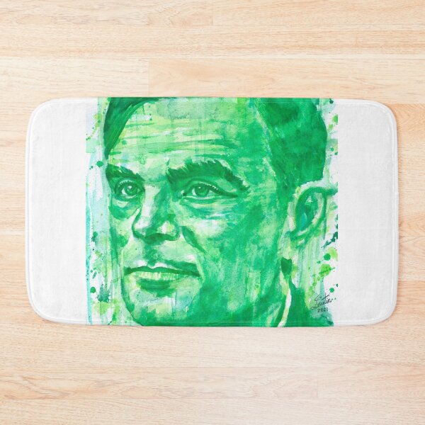 Item preview, ALAN TURING watercolor portrait .1 designed and sold by lautir.