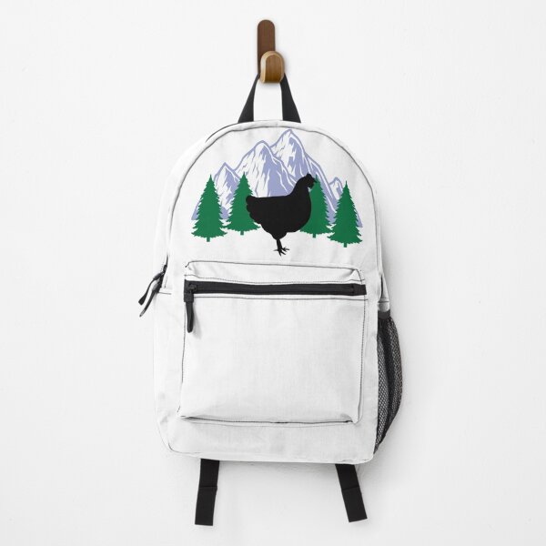 Item preview, chicken animal silhouette mountain tree christmas designed and sold by alaechamlal.