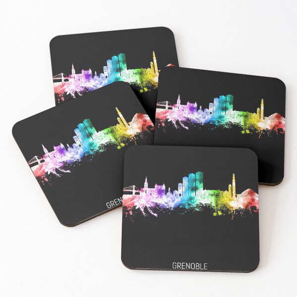Item preview, Grenoble France Skyline designed and sold by ArtPrints.