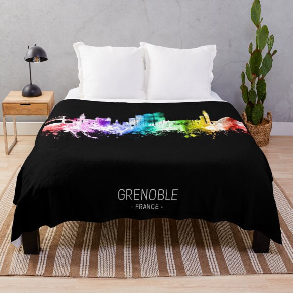 Item preview, Grenoble France Skyline designed and sold by ArtPrints.