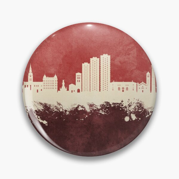 Item preview, Grenoble France Skyline designed and sold by ArtPrints.
