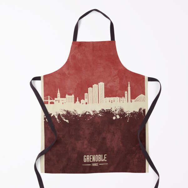 Item preview, Grenoble France Skyline designed and sold by ArtPrints.