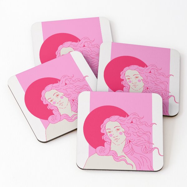 Item preview, Les Muses - The Birth of Venus - Pink Museum art designed and sold by Digital  Cloud.
