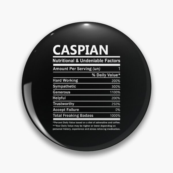 Item preview, Caspian Name T Shirt - Caspian Nutritional And Undeniable Factors Gift Item Tee designed and sold by learkemili.