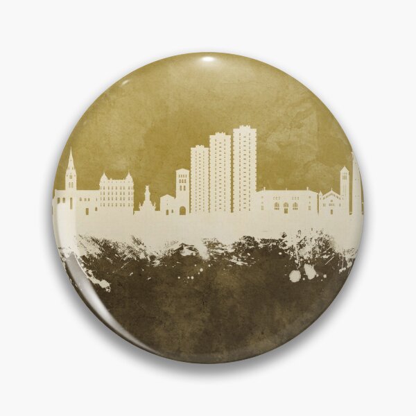 Item preview, Grenoble France Skyline designed and sold by ArtPrints.