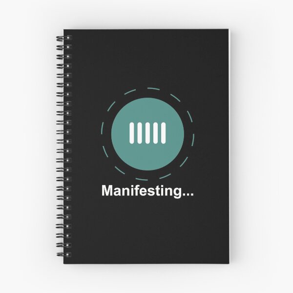 Item preview, Manifesting Loading - law of attraction slogan designed and sold by happy gift art.