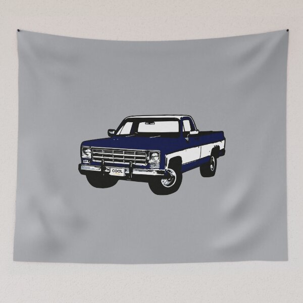 Item preview, 70's Dark Blue Truck designed and sold by CoolRide.