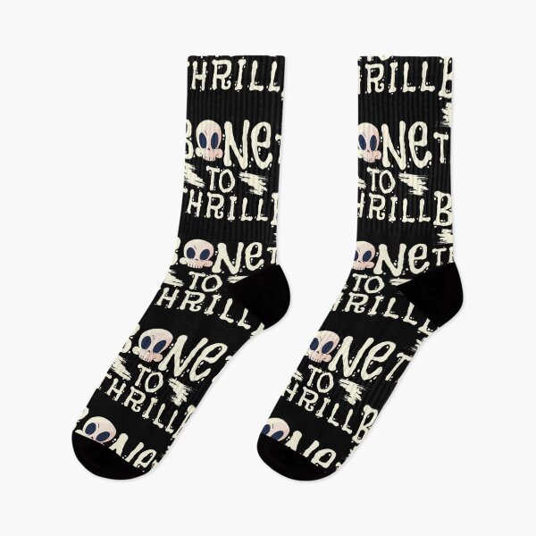 Item preview, Bone To Thrill - Funny Halloween Born To Thrill T-Shirt designed and sold by Onewivnacher.